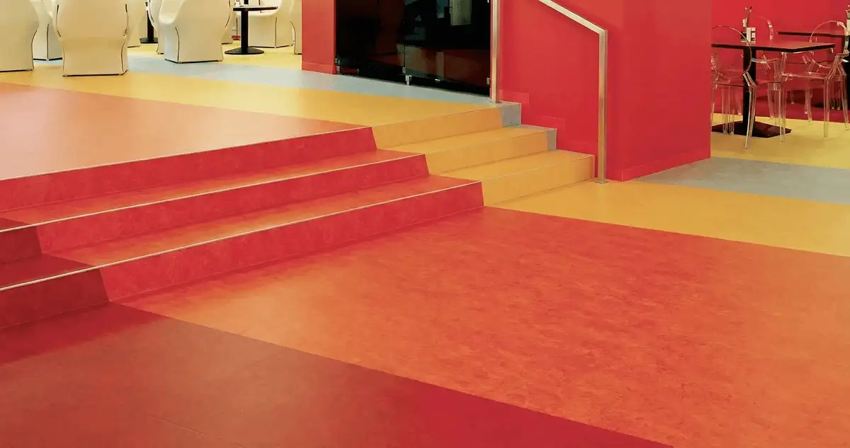 Snack bar with beautiful professionally installed linoleum flooring in Lakewood, CO